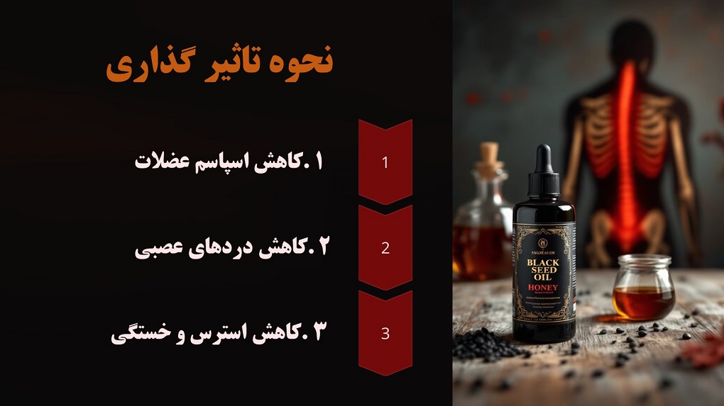 طرز تهیه معجون سیاه دانه و عسل برای کمردرد